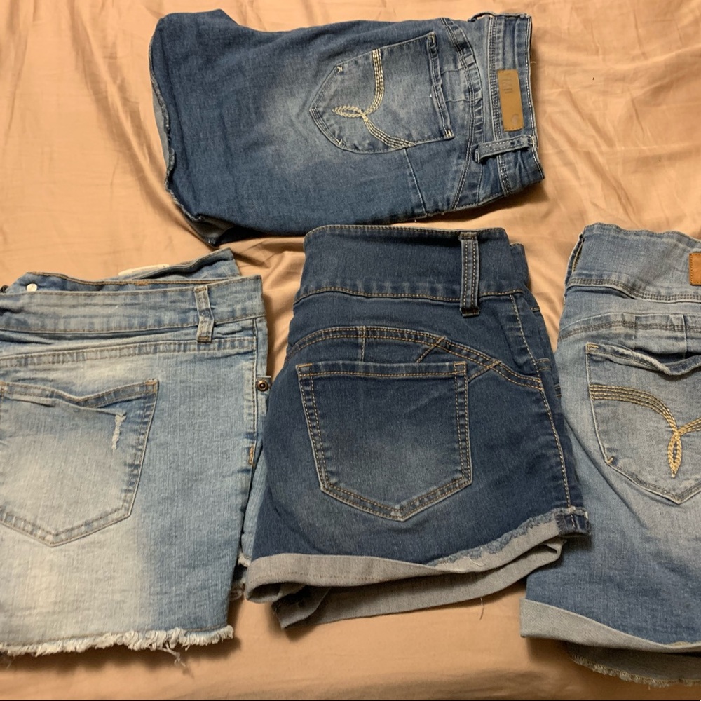 Jean shorts BUNDLE. 4 pairs!